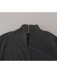 Dolce & Gabbana Elegant Dark Gray Pullover Sweater