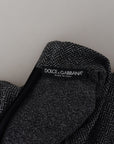 Dolce & Gabbana Elegant Dark Gray Pullover Sweater