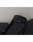 Dolce & Gabbana Elegant Dark Gray Pullover Sweater