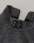 Dolce & Gabbana Elegant Dark Gray Pullover Sweater