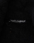 Dolce & Gabbana Elegant Black Wool-Cashmere Blend Cardigan