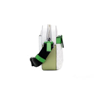 Michael Kors Cooper Small Bright White Palm Signature PVC Utility Crossbody Bag