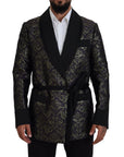 Dolce & Gabbana Gold Jacquard Robe Jacket