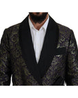 Dolce & Gabbana Gold Jacquard Robe Jacket