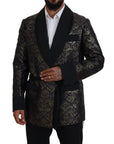 Dolce & Gabbana Gold Jacquard Robe Jacket