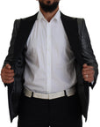 Dolce & Gabbana Elegant Jacquard Single Breasted Blazer