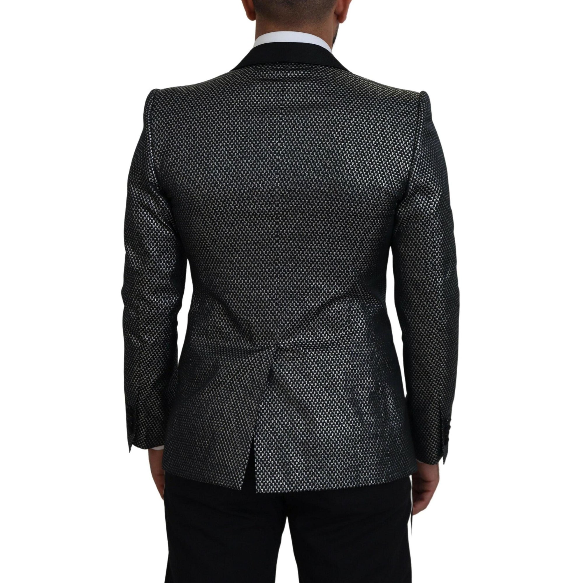 Dolce & Gabbana Elegant Jacquard Single Breasted Blazer