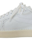 Dolce & Gabbana Elegant White Low Top Oxford Sneakers