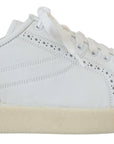 Dolce & Gabbana Elegant White Low Top Oxford Sneakers