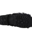 Dolce & Gabbana Black Leather Shearling Ankle Boots