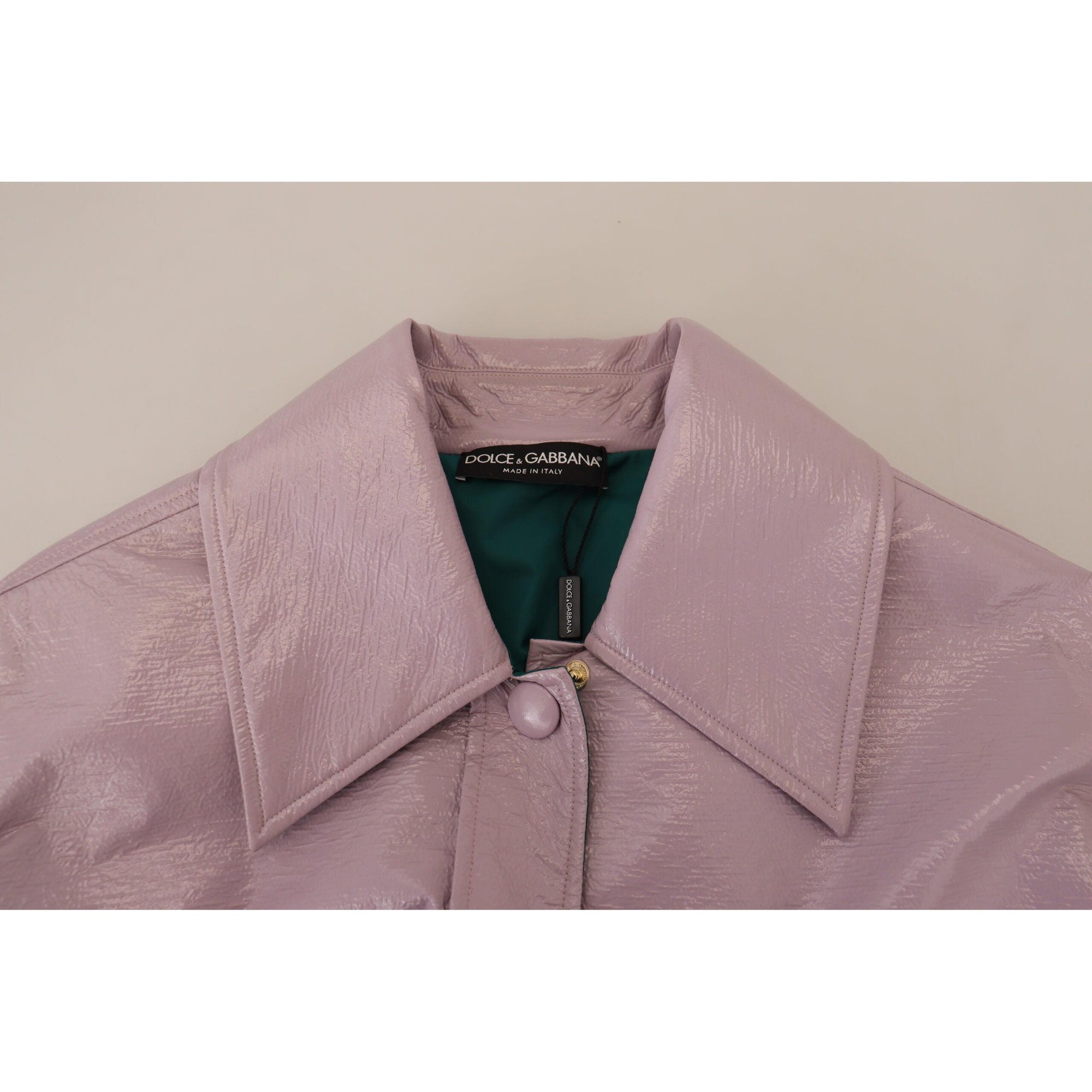 Dolce & Gabbana Chic Purple Cropped Jacket - A Style Statement