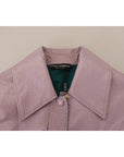 Dolce & Gabbana Chic Purple Cropped Jacket - A Style Statement