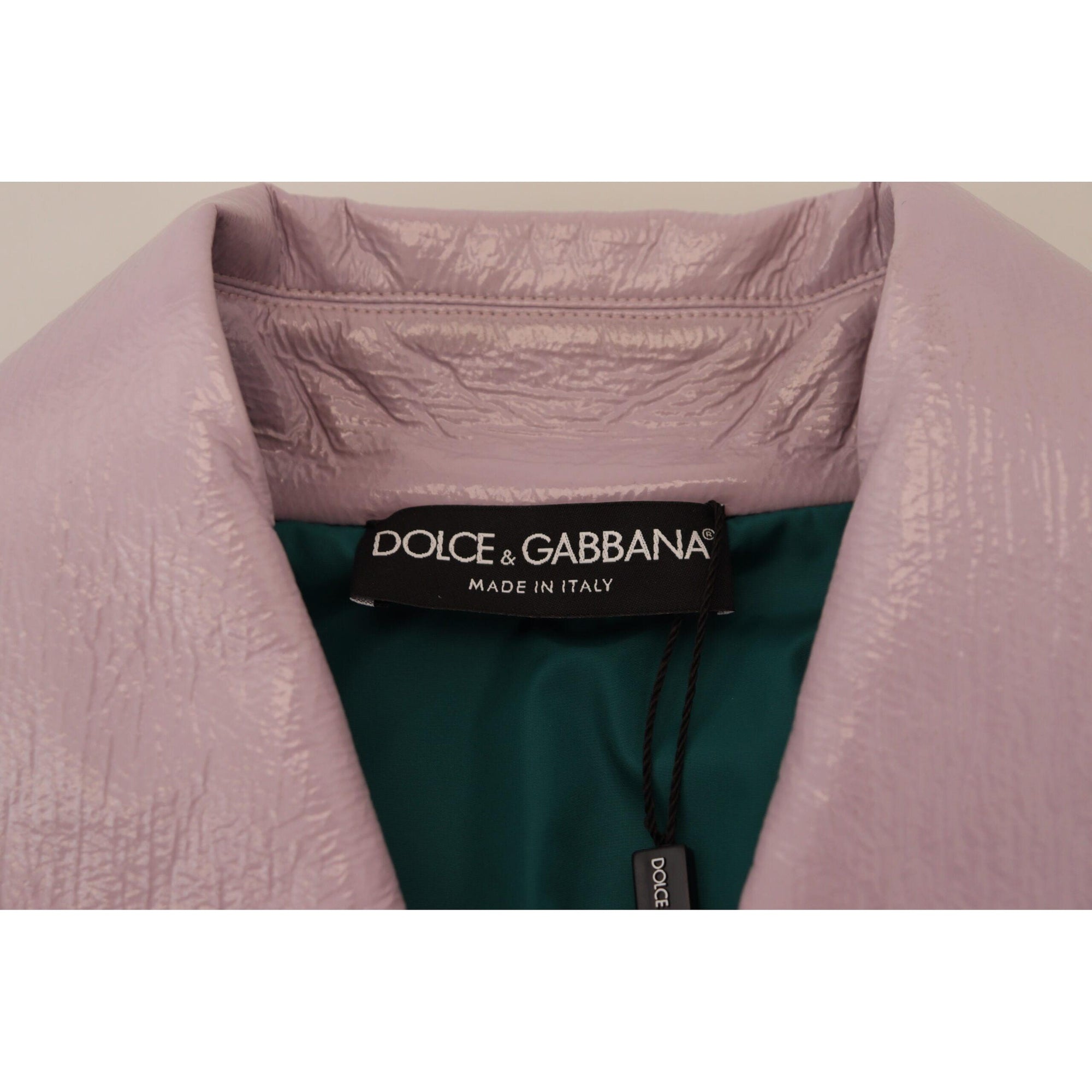 Dolce & Gabbana Chic Purple Cropped Jacket - A Style Statement