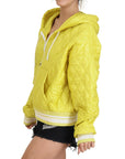 Dolce & Gabbana Elegant Yellow Hooded Jacket