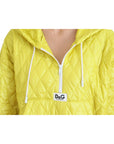 Dolce & Gabbana Elegant Yellow Hooded Jacket