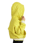 Dolce & Gabbana Elegant Yellow Hooded Jacket