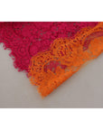 Dolce & Gabbana Elegant Lace High-Waist Shorts in Dual-Tones