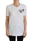 Dolce & Gabbana Elegant White Crewneck Cotton T-Shirt