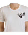 Dolce & Gabbana Elegant White Crewneck Cotton T-Shirt