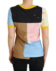 Dolce & Gabbana Patchwork Print Cotton Crewneck Tee