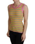 Dolce & Gabbana Elegant Silk Sleeveless Tank Top Vest