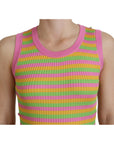Dolce & Gabbana Elegant Silk Sleeveless Tank Top Vest
