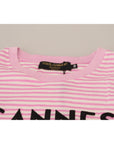 Dolce & Gabbana Exclusive Striped Love Affair Cotton Tee