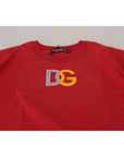 Dolce & Gabbana Elegant Red Sleeveless Cotton Tank Top