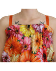 Dolce & Gabbana Floral Elegance Sleeveless Cropped Top