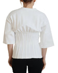Dolce & Gabbana Elegant Corset Top T-Shirt Blouse