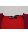 Dolce & Gabbana Multicolor Square Neck Pullover Sweater