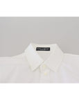 Dolce & Gabbana Elegant White Cotton Button-Up Top