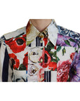 Dolce & Gabbana Elegant Floral Cotton Long Sleeve Top