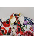Dolce & Gabbana Elegant Floral Cotton Long Sleeve Top