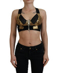 Dolce & Gabbana Elegant Cropped Top with Front Zipper