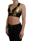 Dolce & Gabbana Elegant Cropped Top with Front Zipper