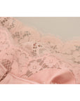 Dolce & Gabbana Elegant Sheer Lace Sleeveless Blouse in Pink