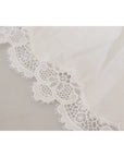 Dolce & Gabbana Elegant White Lace Trim Cotton Blouse