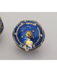 Dolce & Gabbana Elegant Dangling Crystal Christmas Ball Earrings