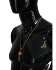 Dolce & Gabbana Elegant Gold Charm Chain Necklace