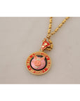 Dolce & Gabbana Elegant Gold Charm Chain Necklace