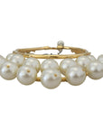 Dolce & Gabbana Elegant Faux Pearl Embellished Gold Choker