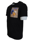 Dolce & Gabbana Chic Black Cotton Tee for the Modern Man