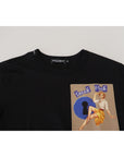 Dolce & Gabbana Chic Black Cotton Tee for the Modern Man