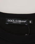 Dolce & Gabbana Chic Black Cotton Tee for the Modern Man