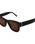 Dolce & Gabbana Chic Brown Acetate Sunglasses