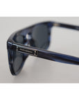 Dolce & Gabbana Elegant Blue Acetate Sunglasses