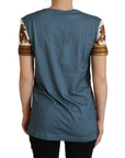 Dolce & Gabbana Chic Angel Print Casual Cotton Tee