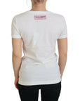 Dolce & Gabbana Elegant Multicolor Rose Print Cotton Tee