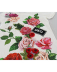 Dolce & Gabbana Elegant Multicolor Rose Print Cotton Tee